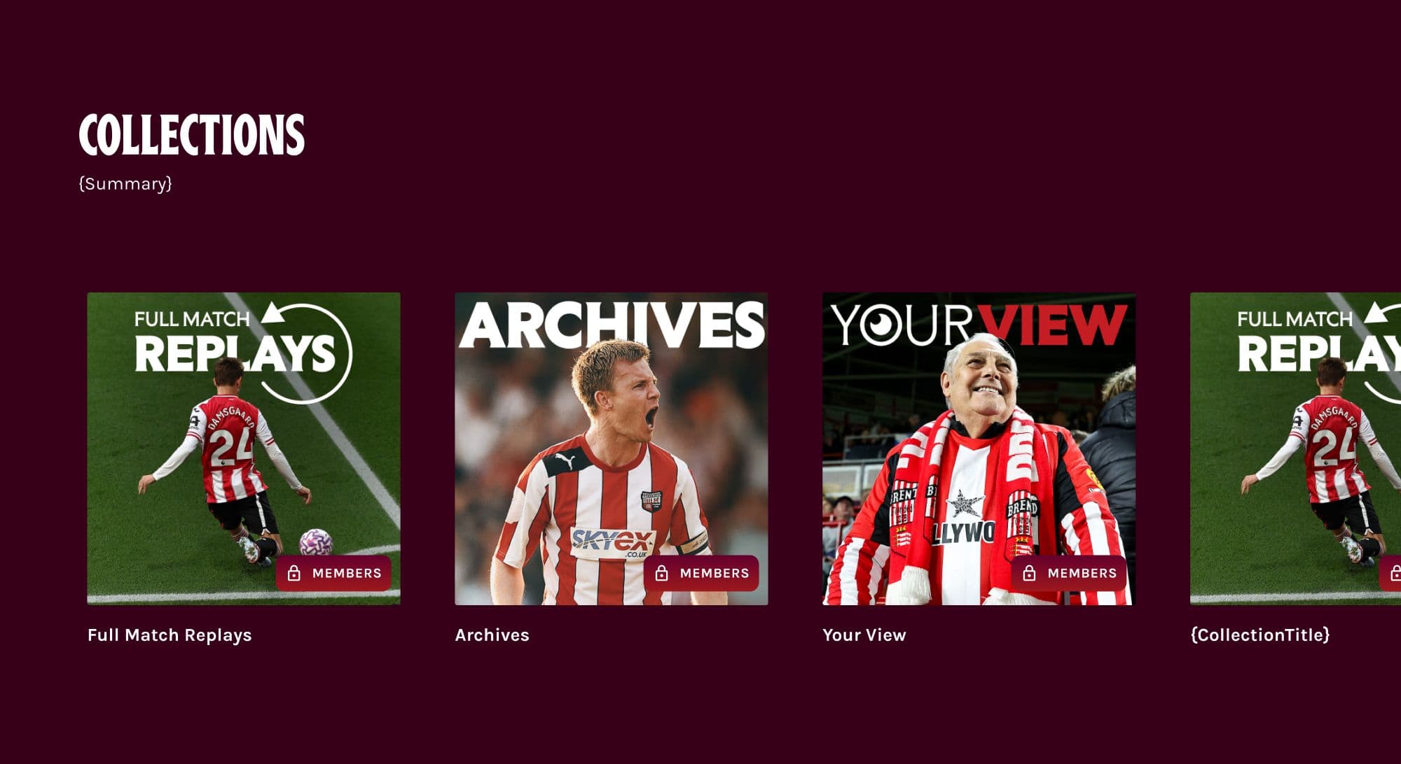 Video collections