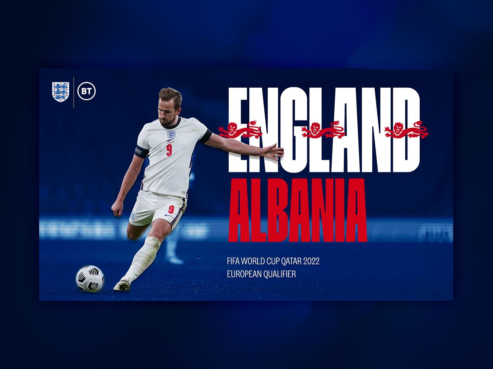 England v albania