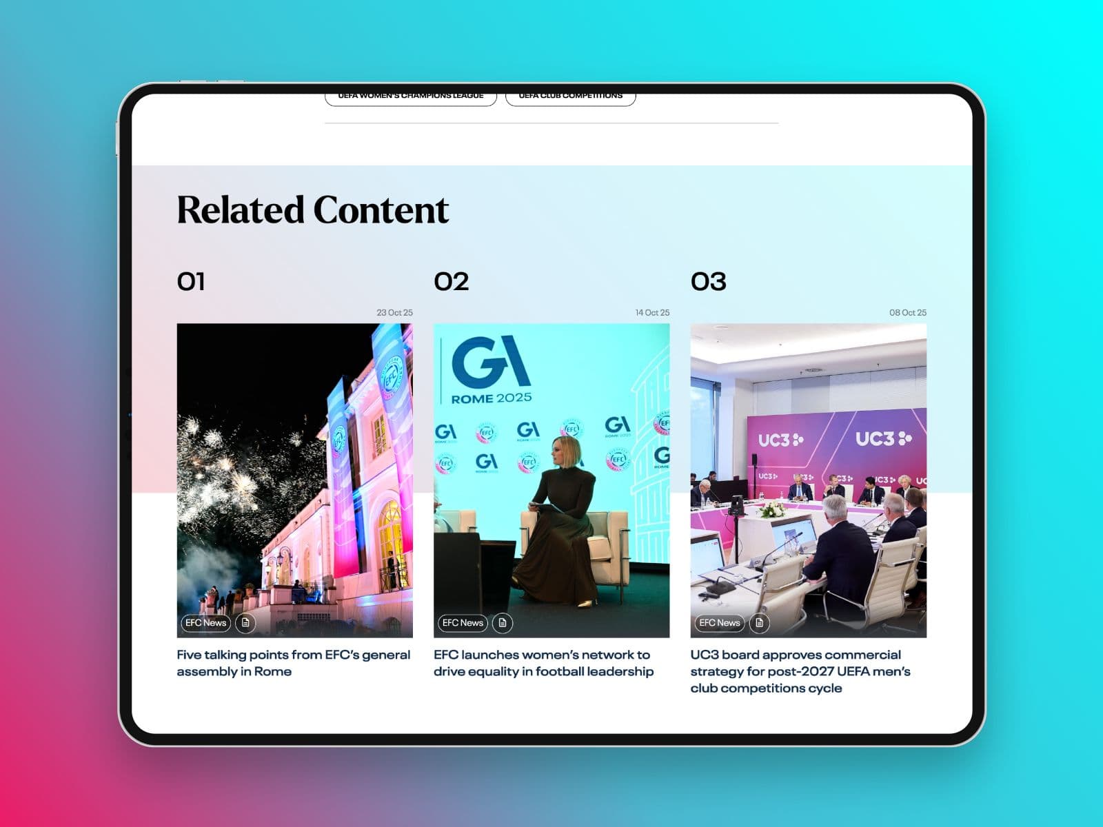 Related content modules