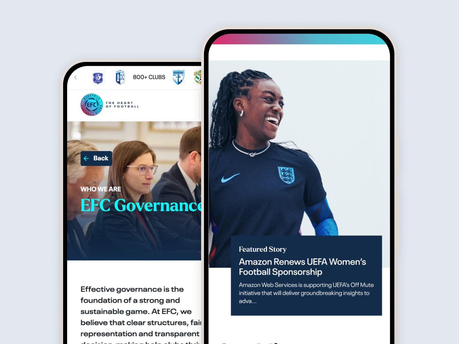 Governance and featured story