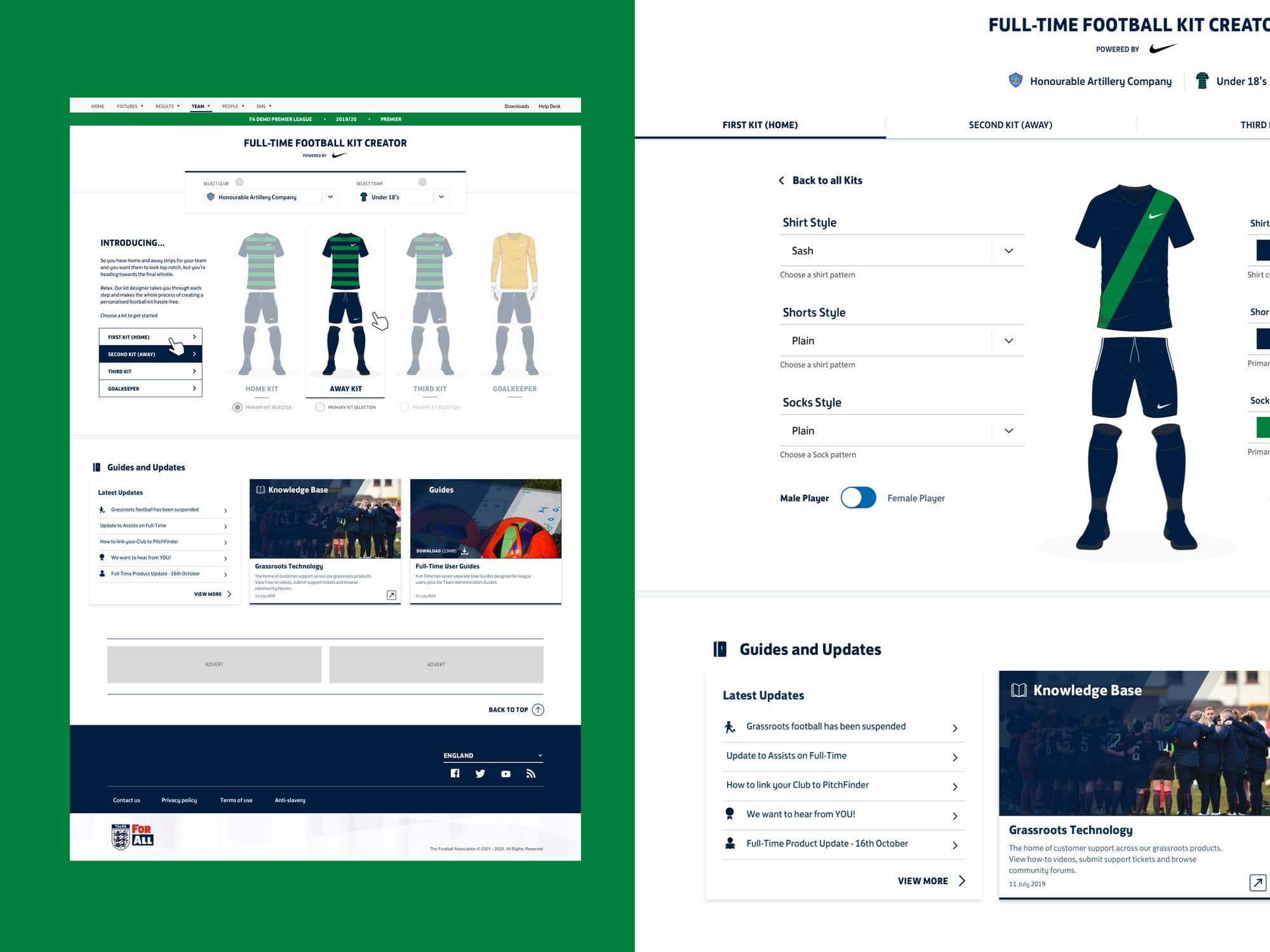 The fa full time kit builder