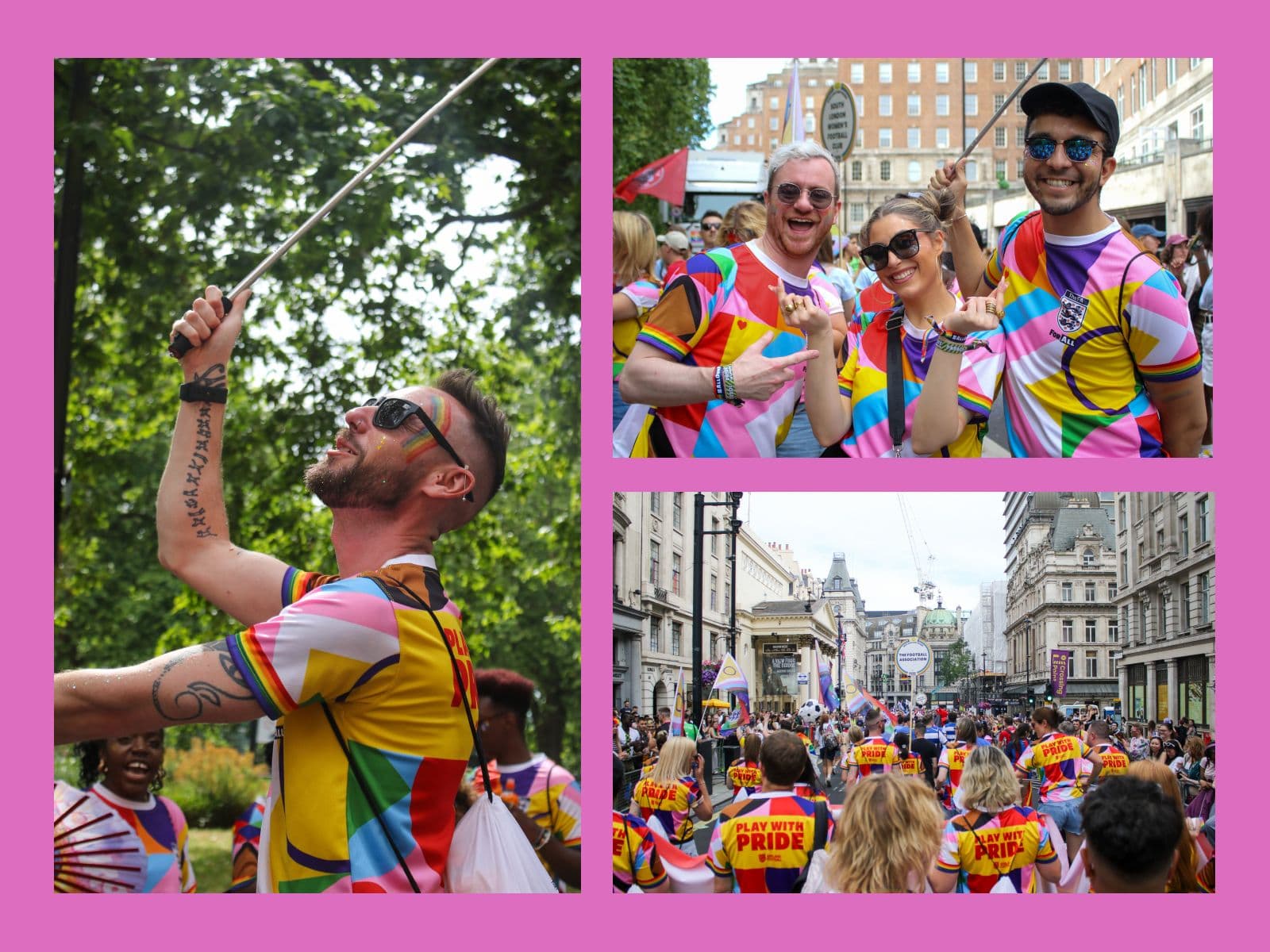 The fa football pride shirt creative