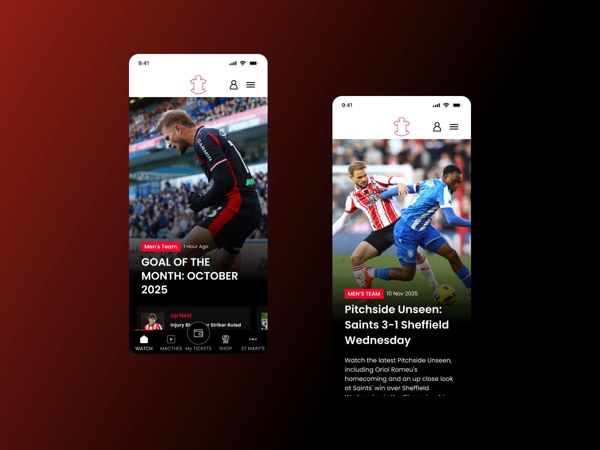 App news and goal of the month