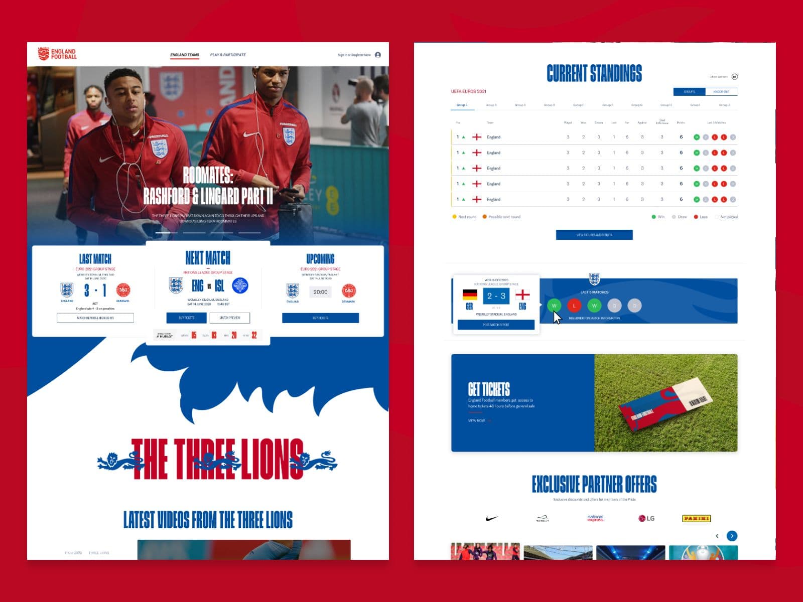 England Football Website