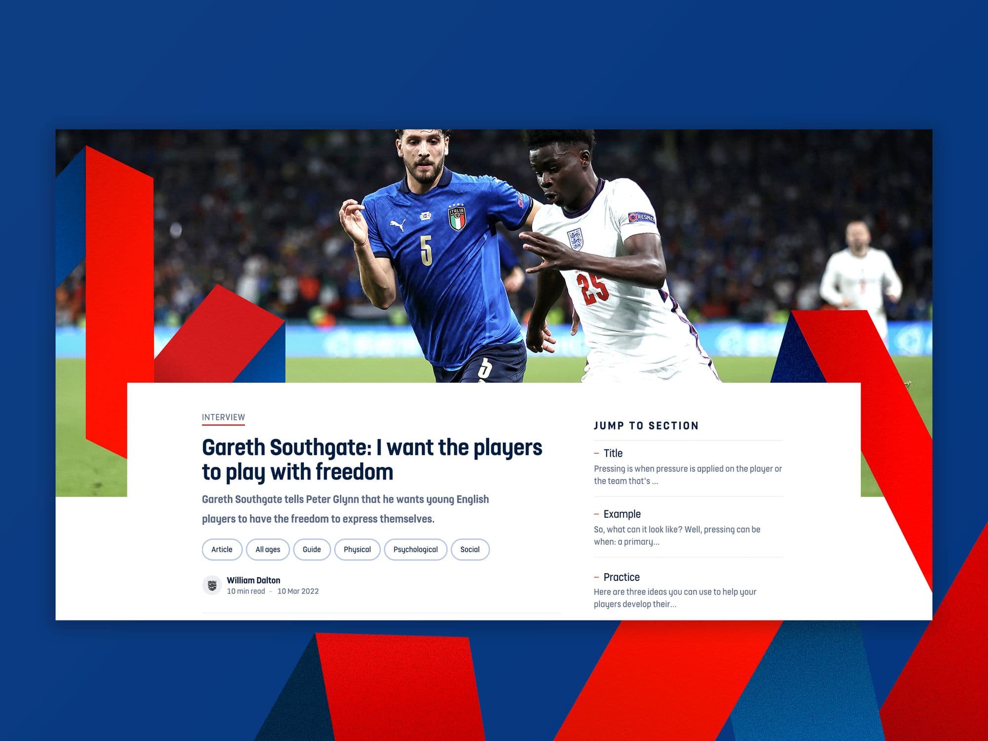 England Football Learning