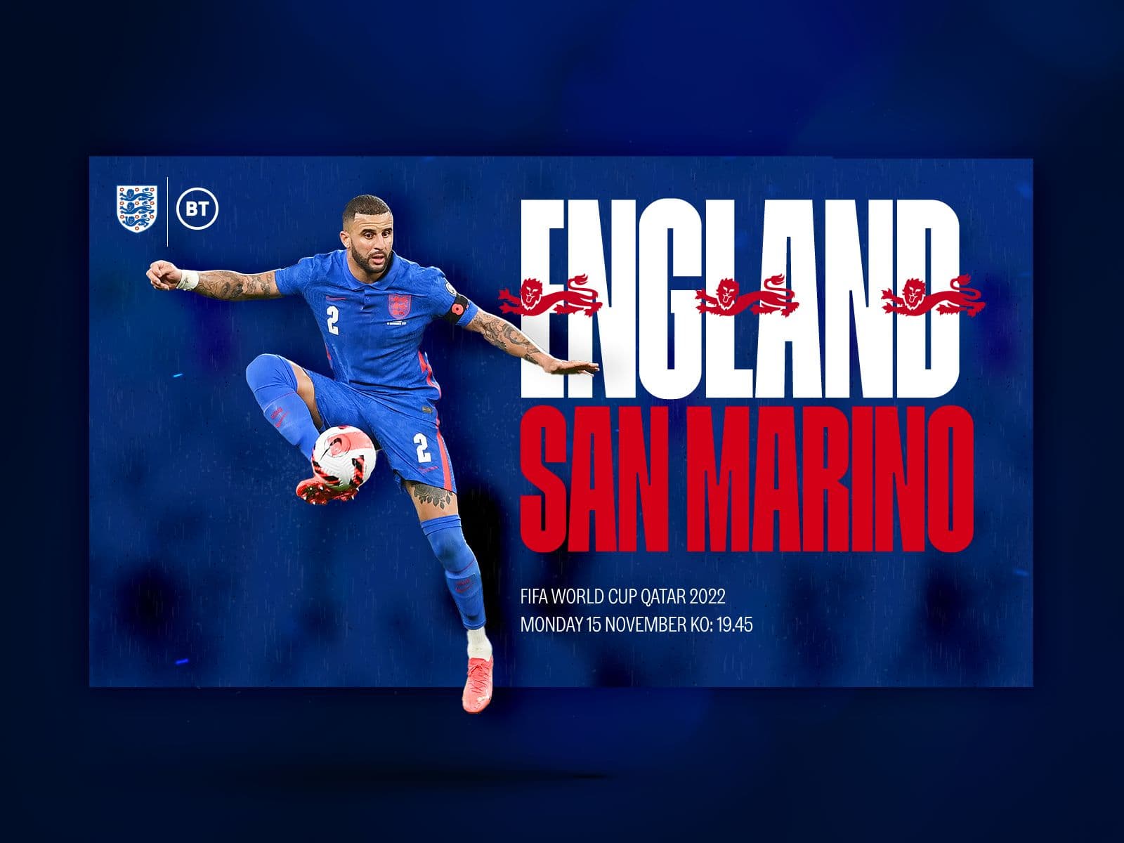 England Matchday Creative