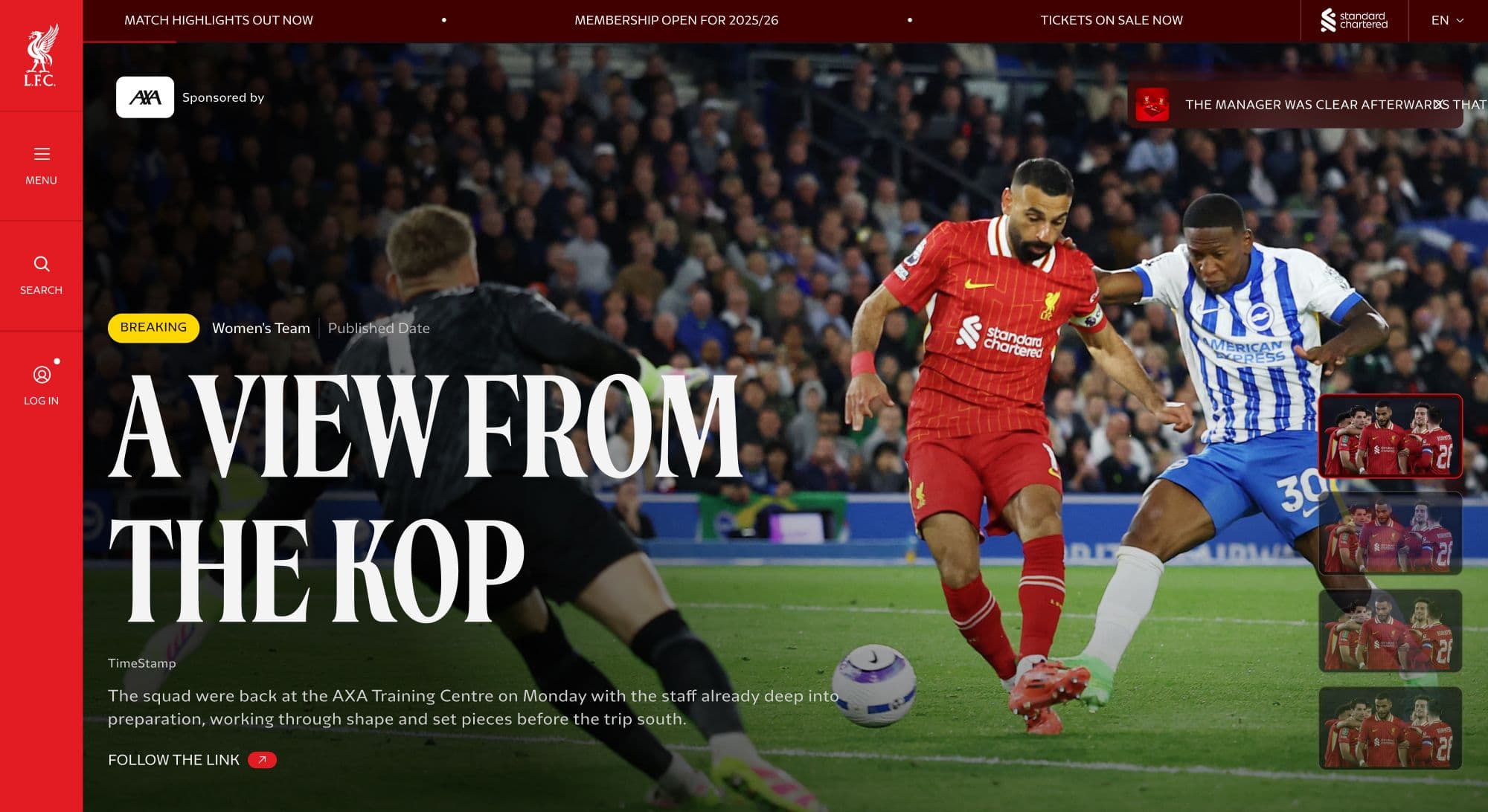 Liverpool FC Digital Platform