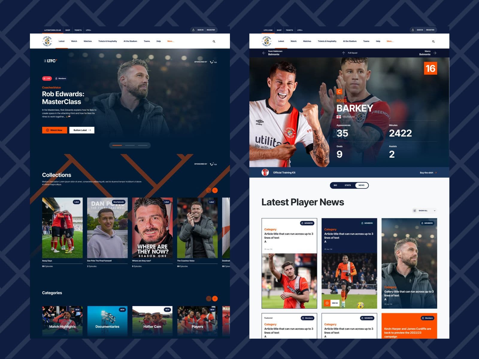 Luton Town Web & App